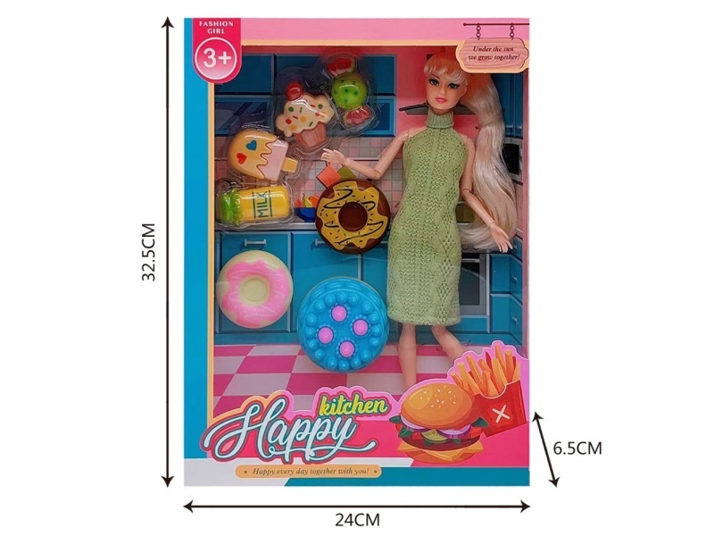 11.5 "Doll With Accessories