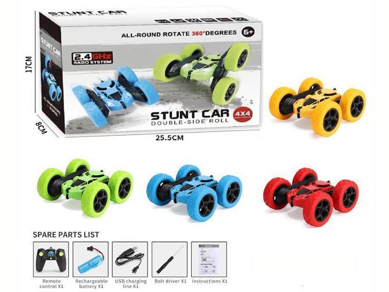 2.4G Remote Control Double-Sided Stunt Car With Light