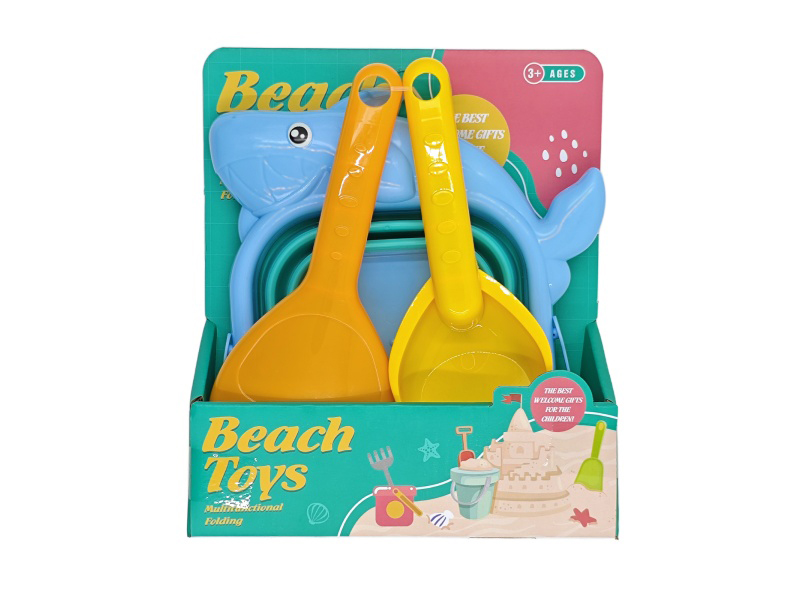 A Set Of 3-Piece Beach Buckets