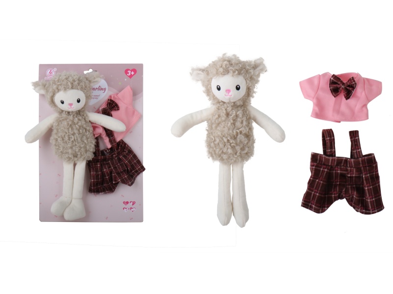 12-Inch Ic-Free Stuffed Sheep Accessories