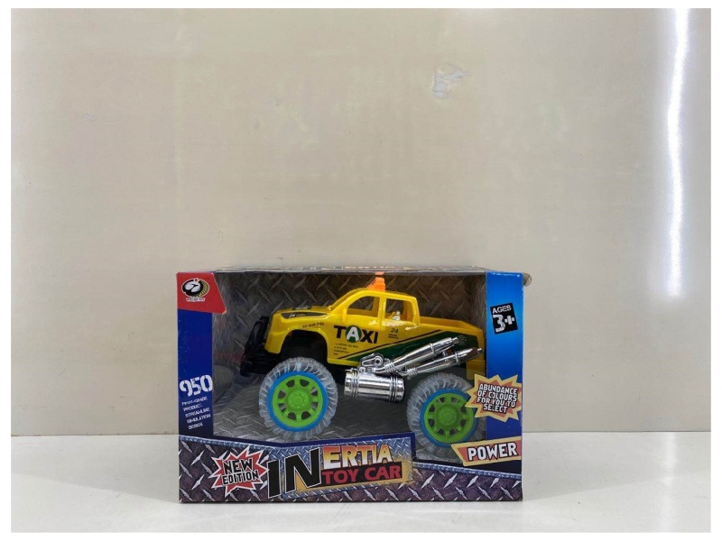 Transparent Wheel  Friction Car (With Lights And Music)