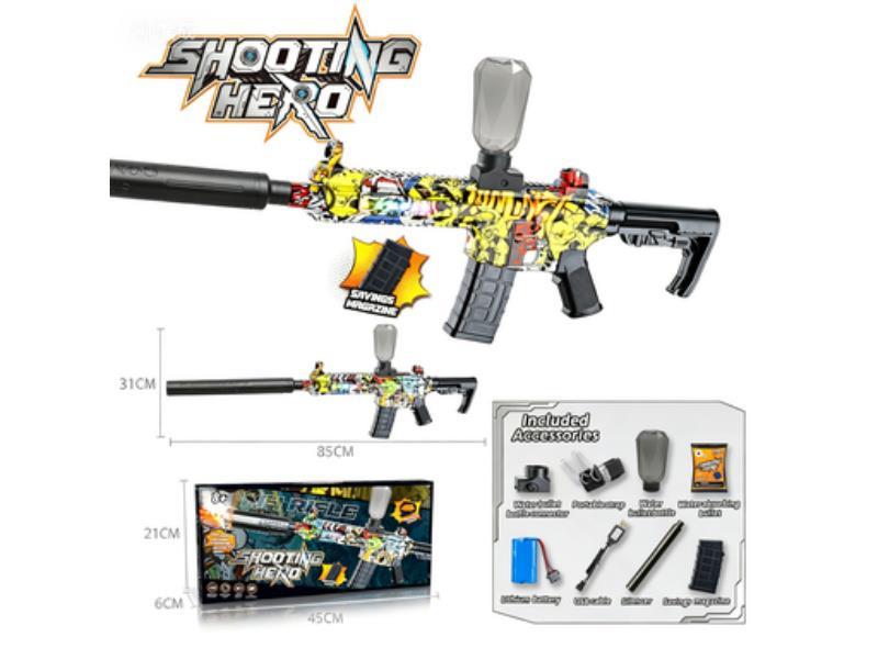 Medium M4 Viper Electric Water Bullet Gun [Running Lantern Version] High-Speed Continuous Firing Version