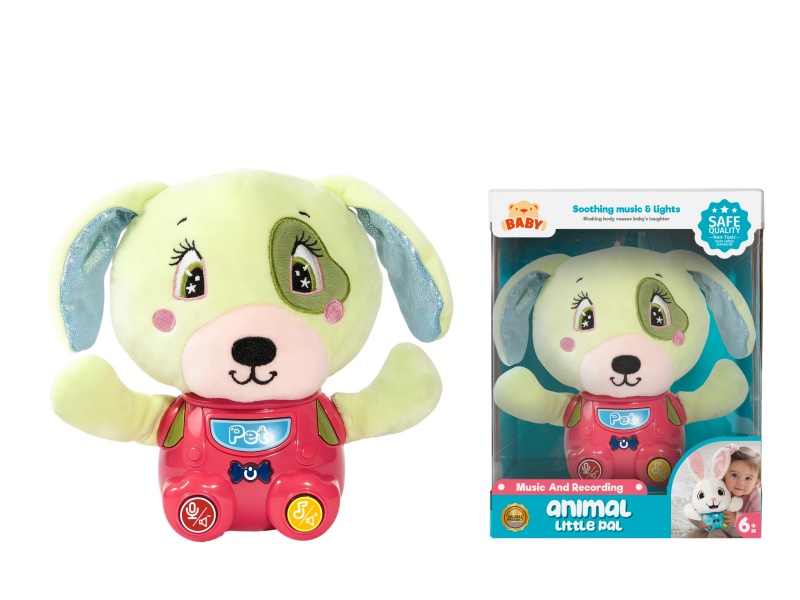 Green Dog Multifunctional Soothe Plush Toys