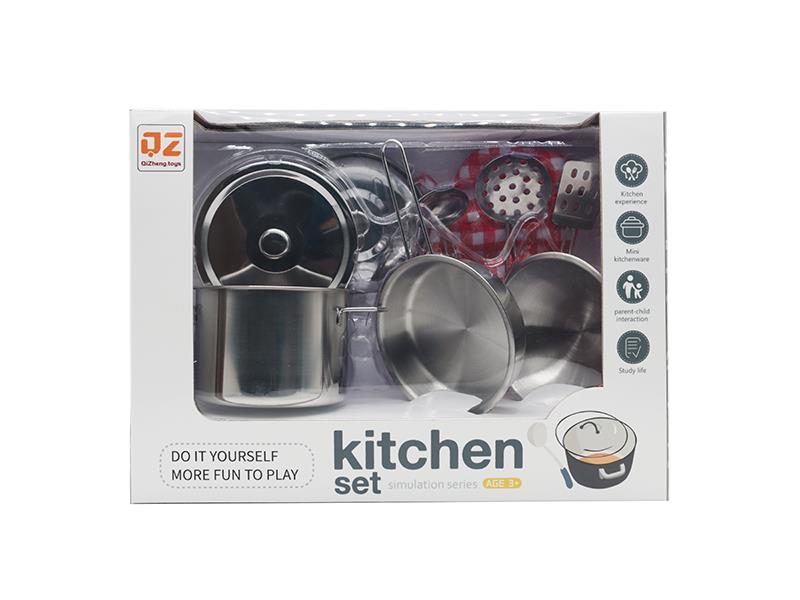 Stainless Steel Tableware Toys With Glove