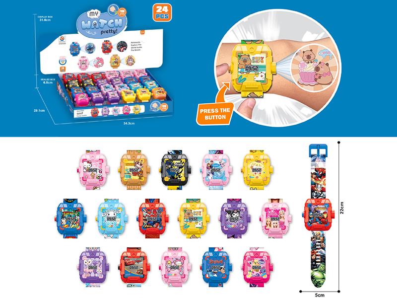 Projection Electronic Watch 24pcs/Box