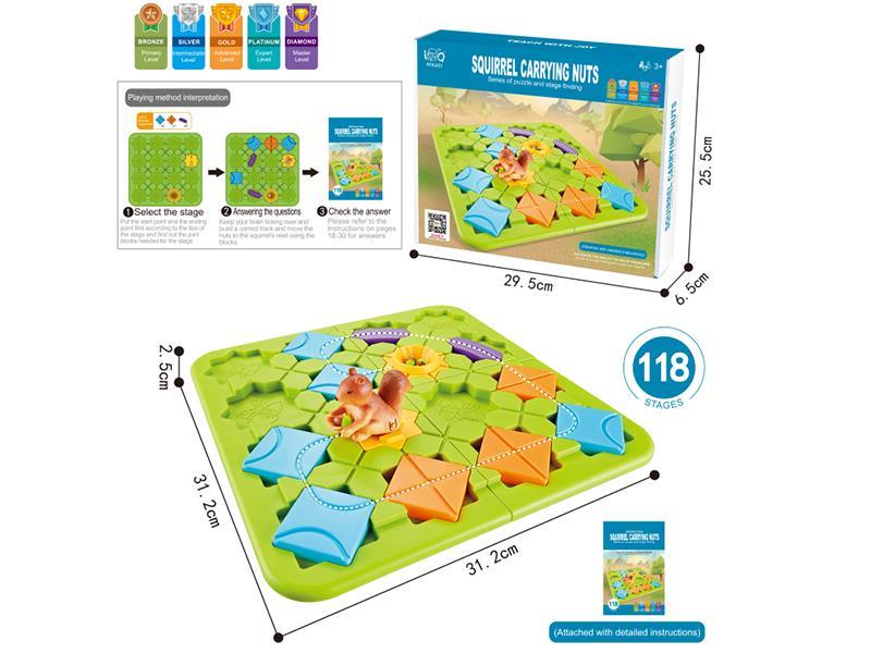 Squirrel Carry Nuts Board Game