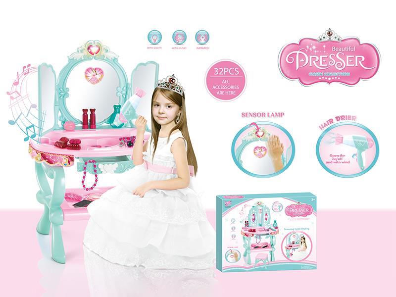 Dressing Table Induction Door Opening Light Music