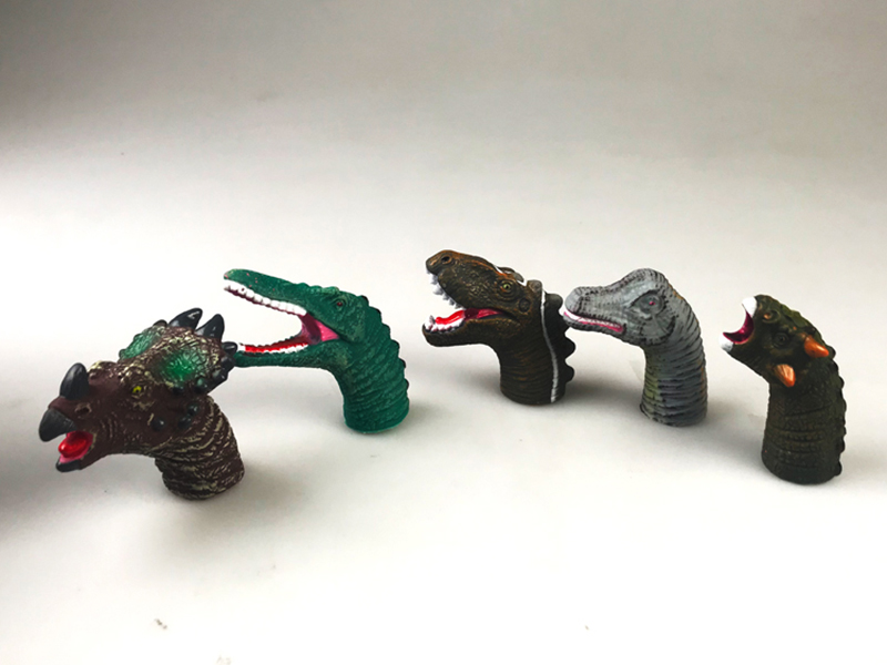 Soft Plastic Dinosaur Finger Puppets