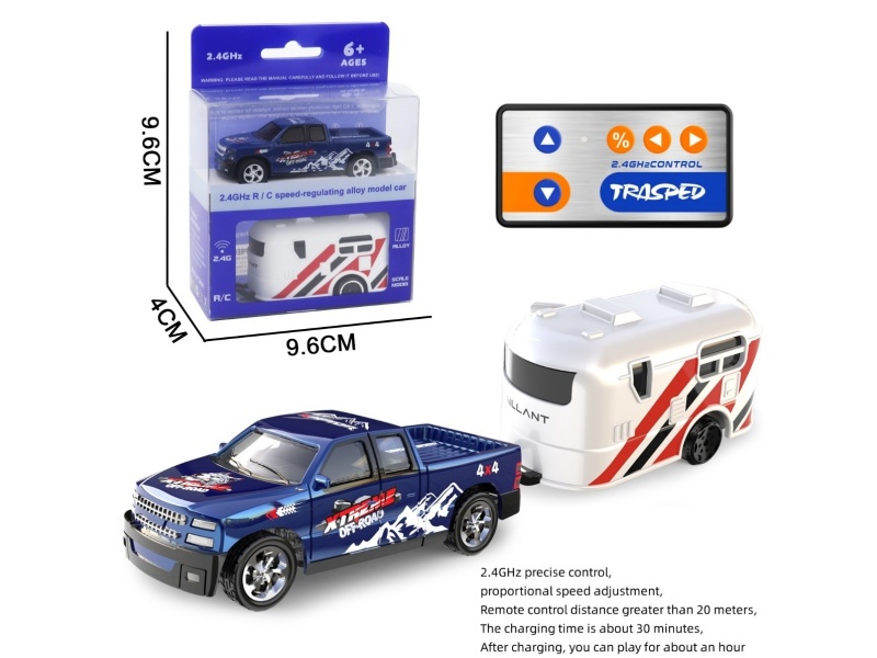 High-Precision Mini Remote Control Car With Trailer