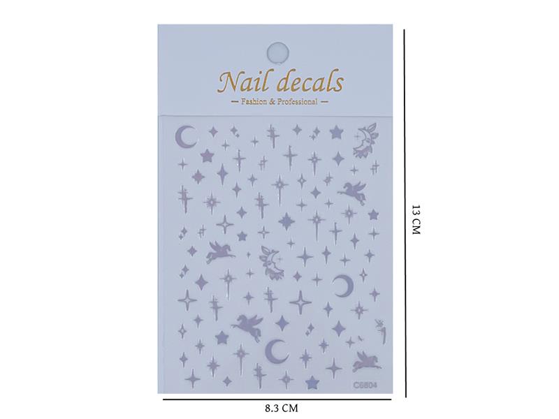 3D Laser Nail Stickers