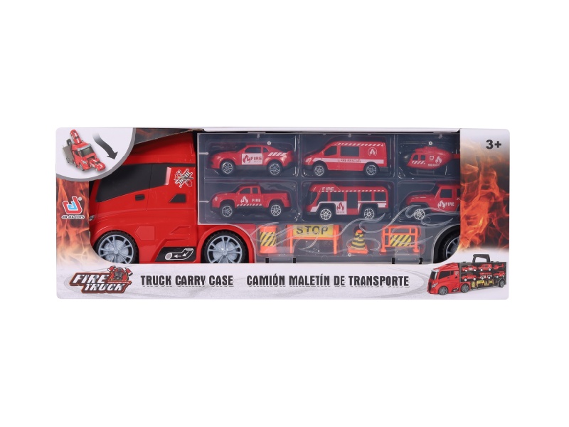 1:24 Container Storage Truck Flat (Small Head) Fire Safety