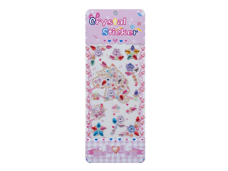Eyes Face Gems Crystal Stickers