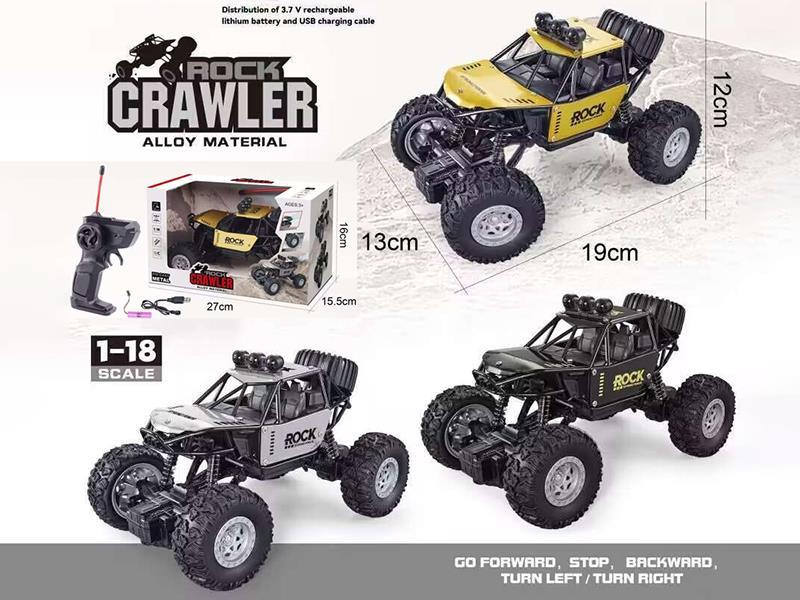 1:18 4-Channel Remote Control Alloy Climbing Car
