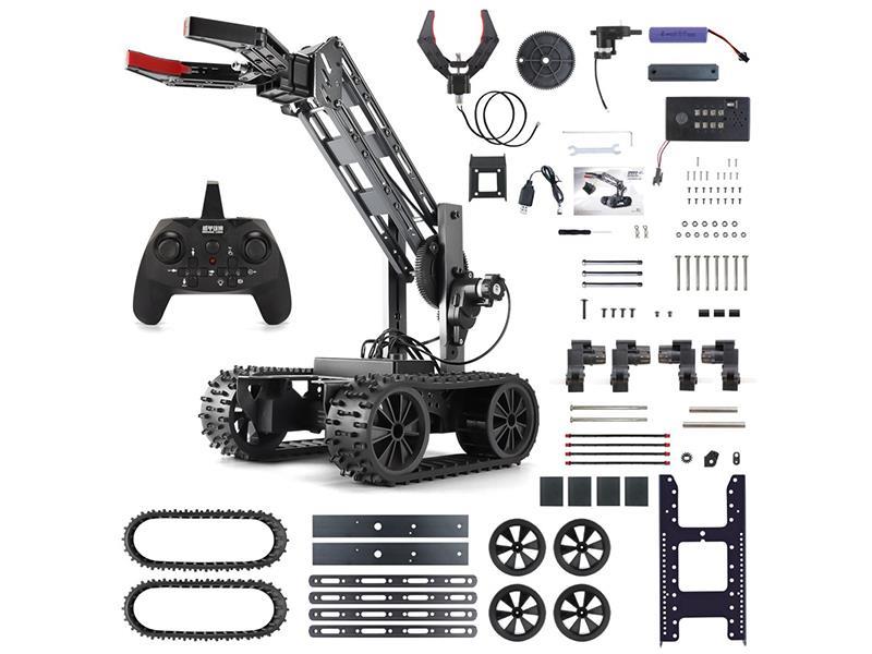 DIY Assembled Alloy Remote Control Mecha Arms(Apron Wheel)