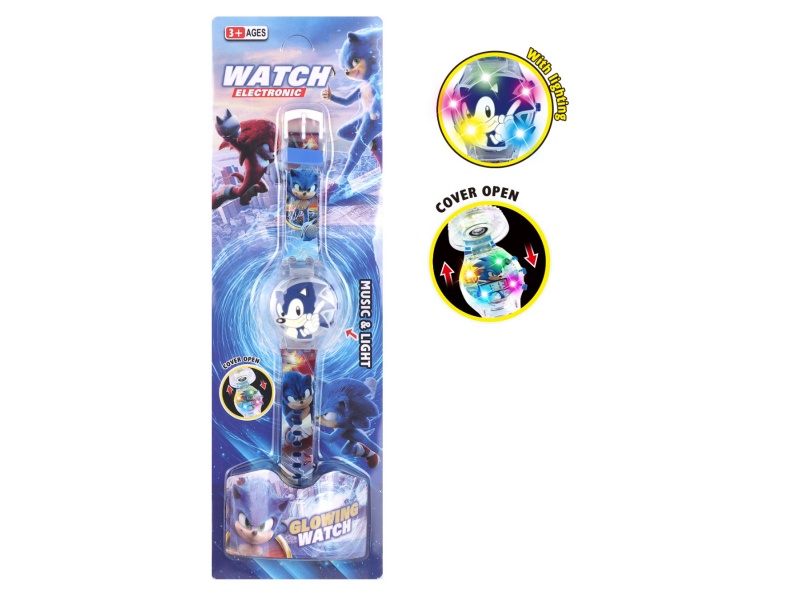 Sonic Flip Light Music Watch