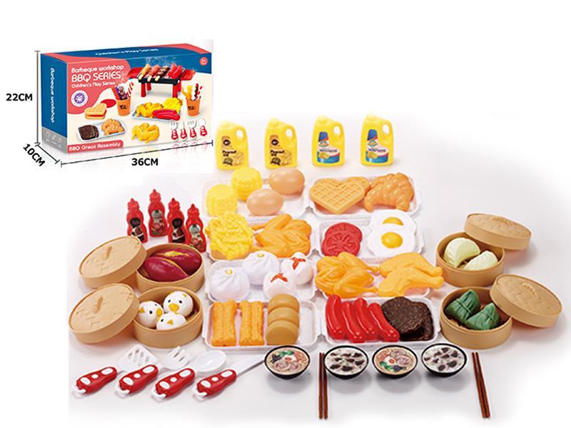 70PCS Breakfast Toys