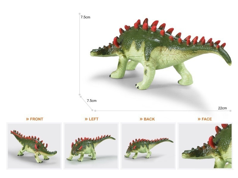 8.5-Inch Painted Thick-Fleshed, Cotton-Rich, Soft Rubber Needle Nail Dragon