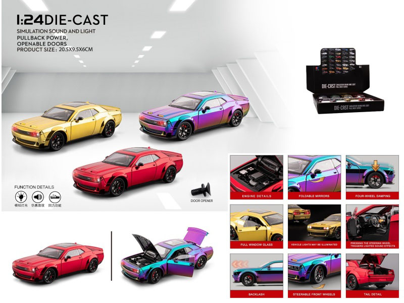 1:24 Hellcat Electroplated Version