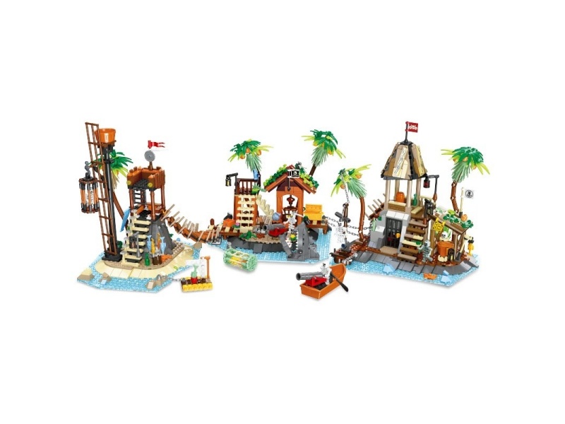 Building Blocks: 533 PCS Of Skull Island