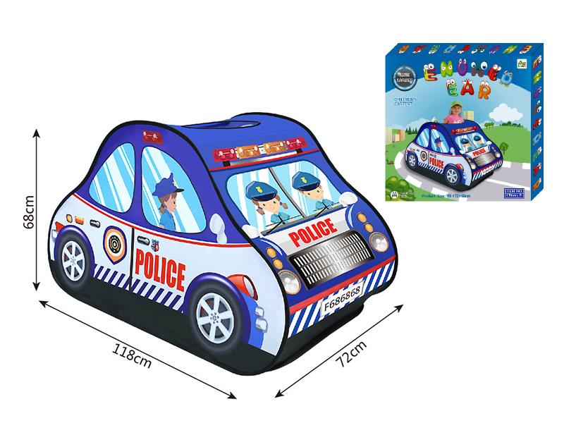 Police Car Shape Children Play Tent
