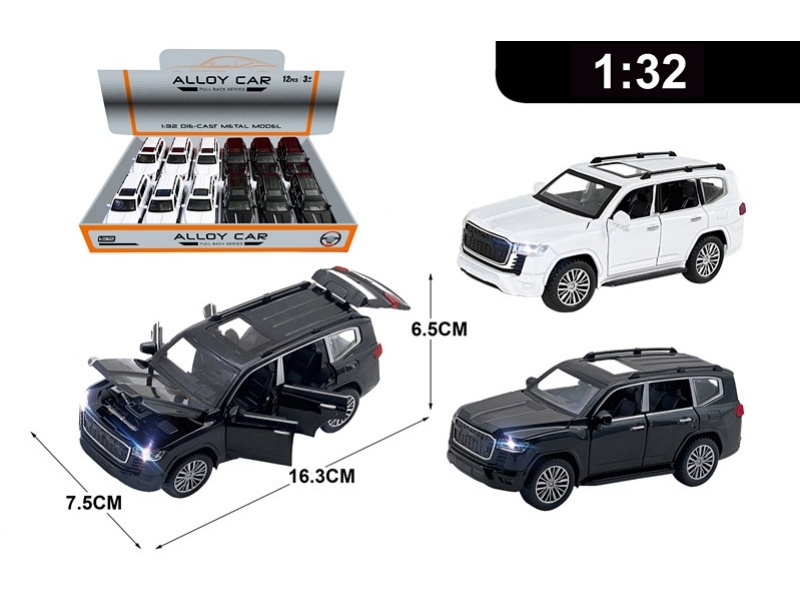 1:32 Alloy Model Display Box With Force/With Light And Sound, 3 Ag13 Batteries Included