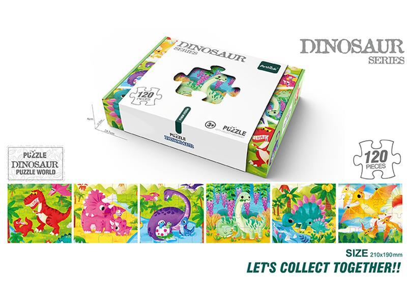 120Pcs Dinosaur Paradise