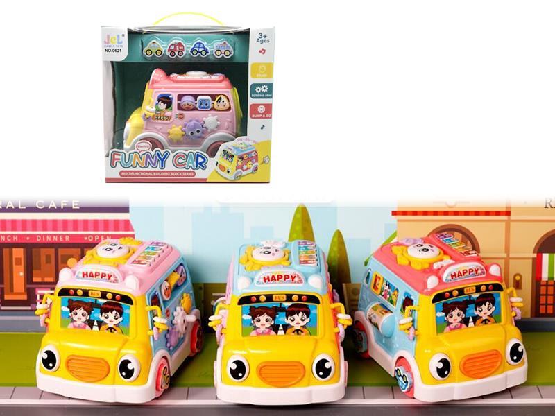 B/O Multifunctional Building Blocks Car