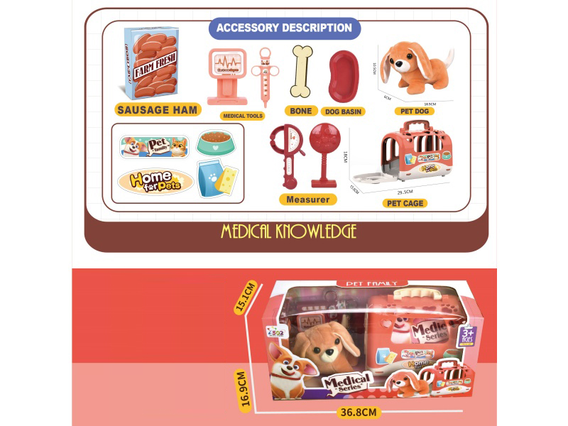 Pet Cage With Pet Dog