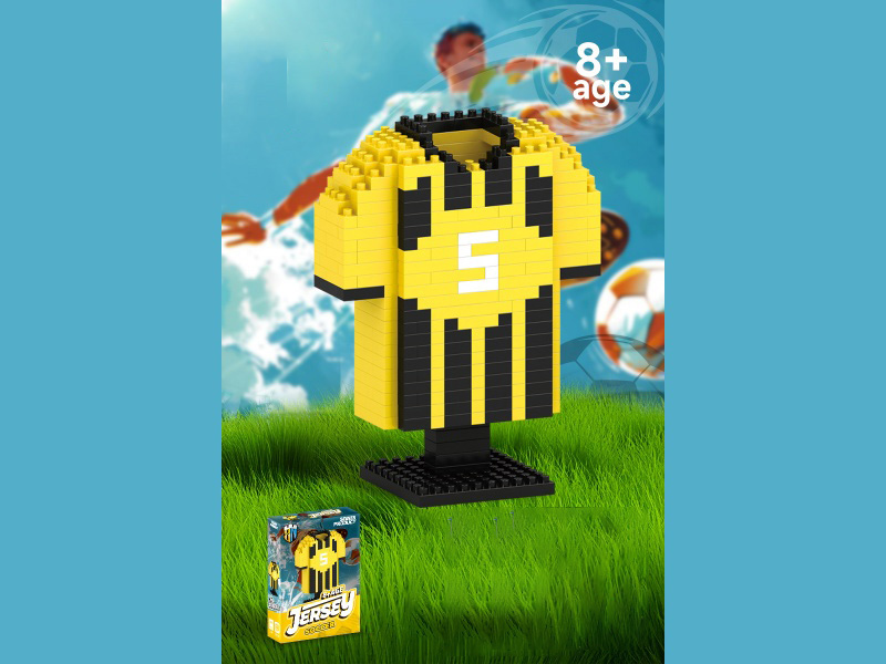 Jersey Series No. 5 Football Jersey Building Blocks 396 Pieces