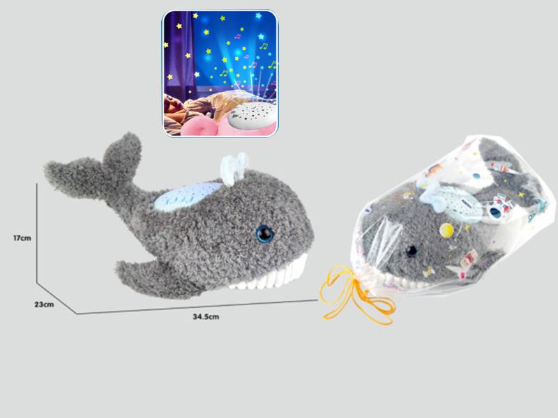 Soothing Projection Plush Whale