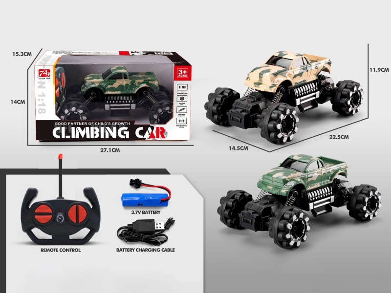 1:18 Simulation Remote Control Climbing Car