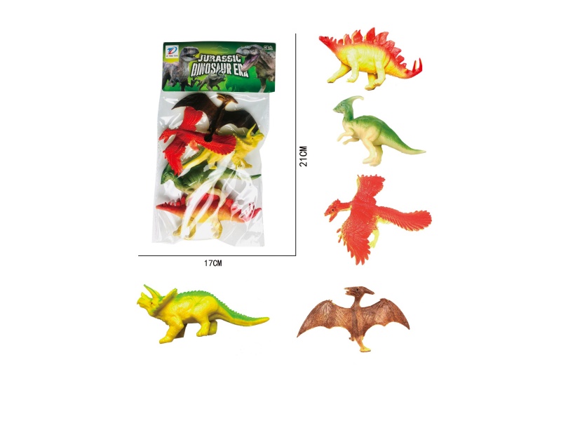 Pvc Simulation Dinosaur 5Pcs
