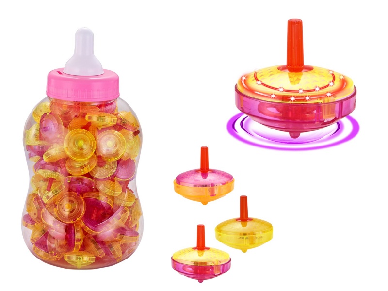 Hand Twist Clear Light Gyro (110 Pcs)