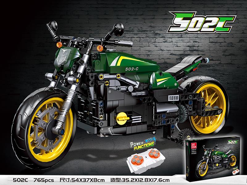 502C Motorcycle Model Building Blocks(Remote Control&Bluetooth)996pcs