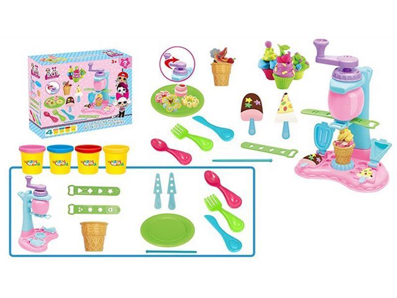 Surprise Ice Cream Machine Colored Mud Set
