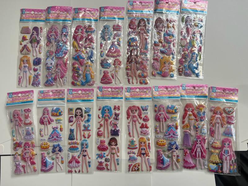 Children's Bubble Stickers