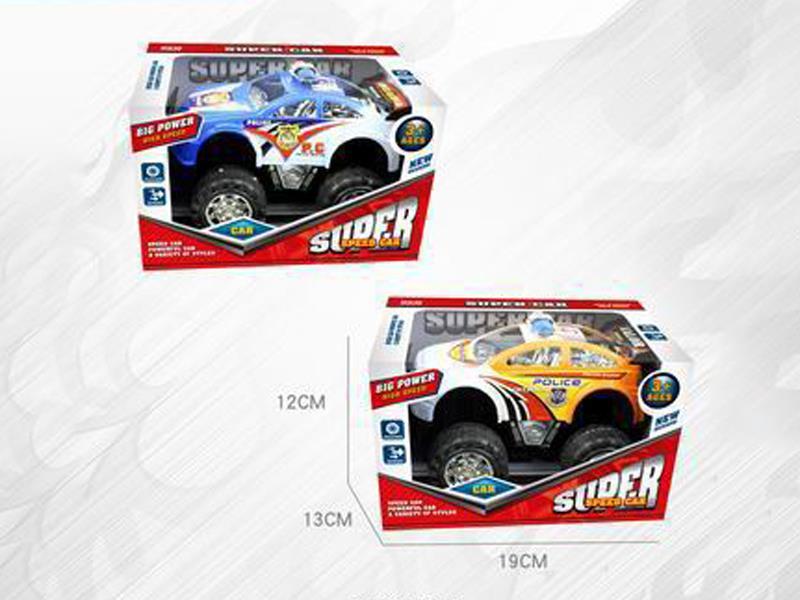 Friction Police Vehicle