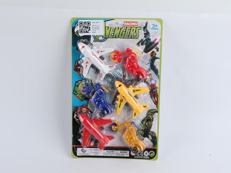 Slide Airplanes 3PCS + SlideMotorcycles 3PCS