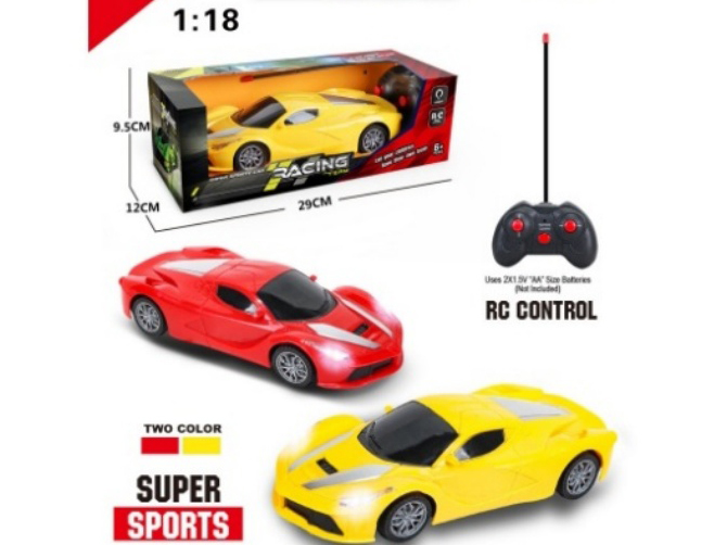 The Four-Way Remote Control Car Simulates The Lights Of A Ferrari Lf In A 1:18 Scale