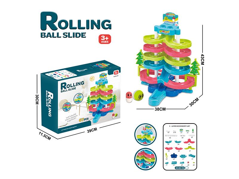 Rolling Ball Slide Toy