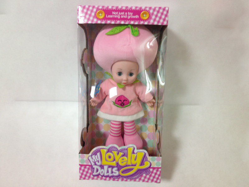 14-Inch Peach Doll Music