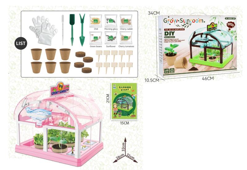 DIY Grow Sunroom (Pink)