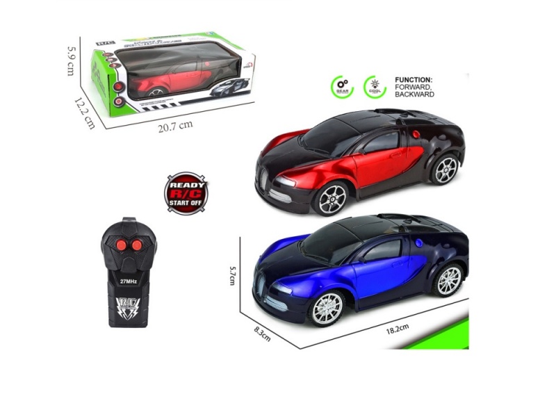 2-Channel  Bugatti High-Speed Remote Control Car