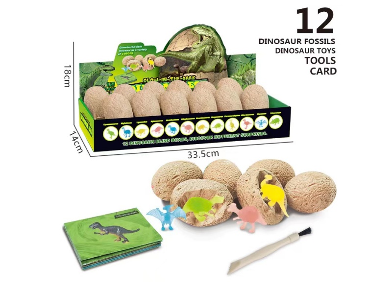 Luminous Puzzle Archaeological Dinosaur Eggs