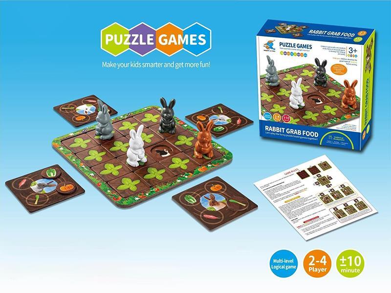 Rabbit Grab Food Game