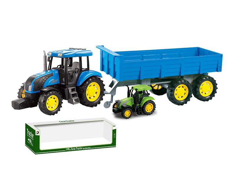 Friction Farm Tractor With Light And Music