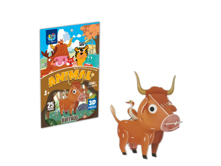 Dimensional Jigsaw Puzzle Cow