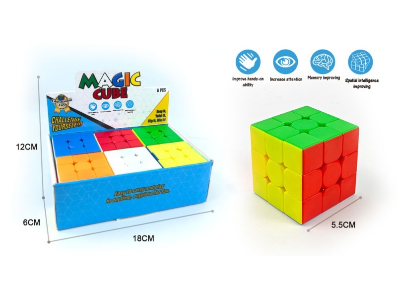 3X3 5.6 Rubik'S Cube (Solid Color C)