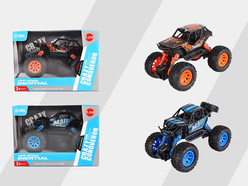 Double Pull Back Alloy Graffiti Off-Road Climbing Vehicle Without IC