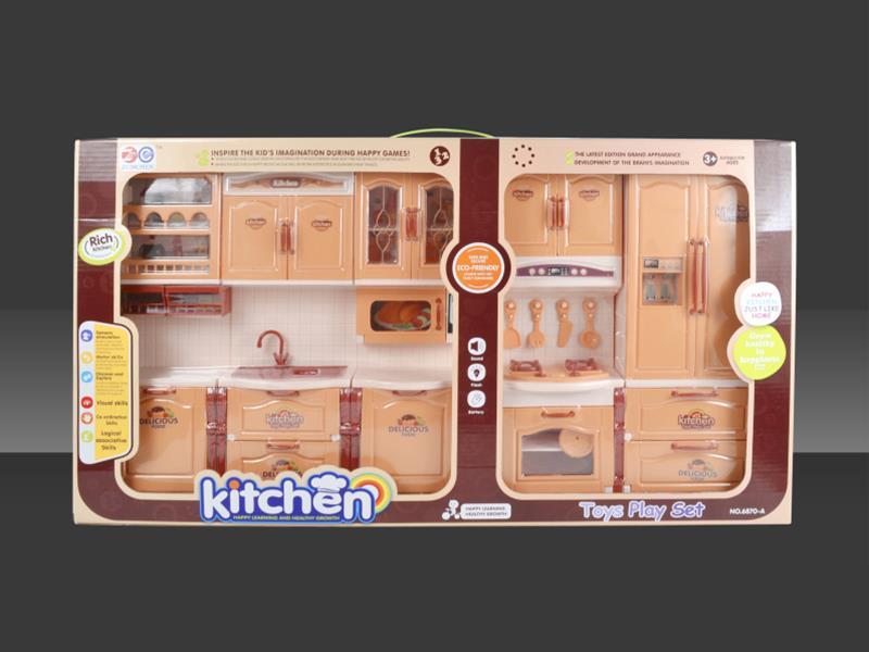 Combination Kitchen Cabinet With Light , Sound